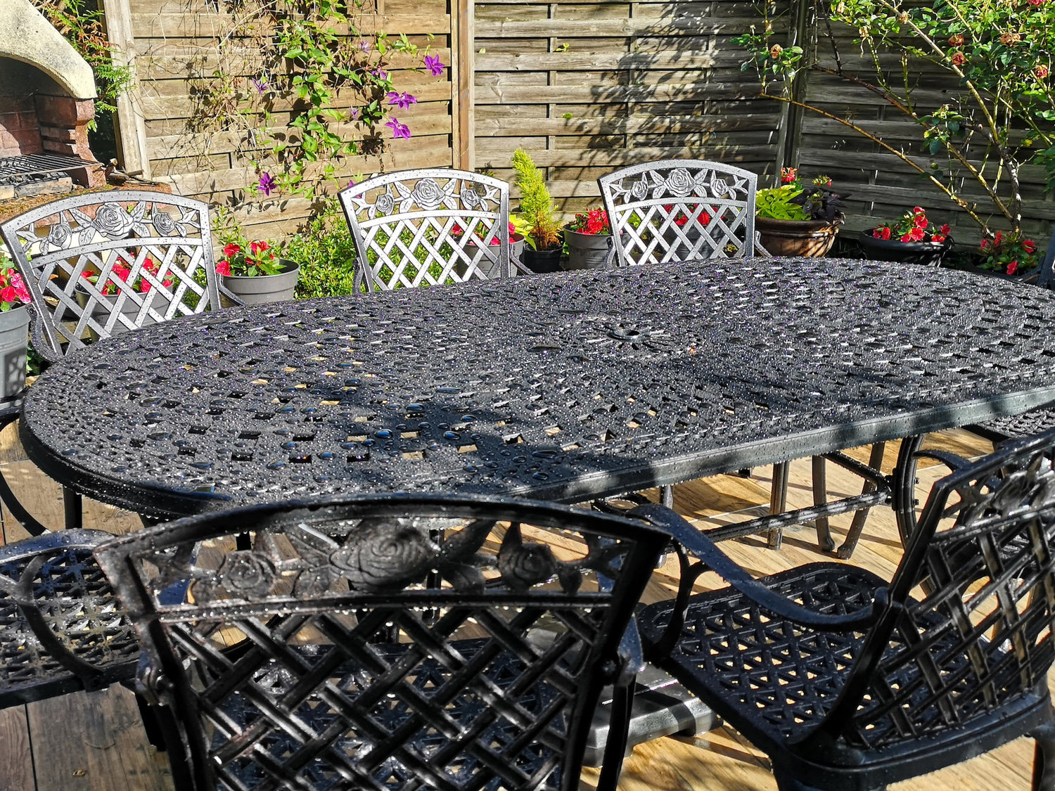 Do not let the rain put you off buying new patio furniture