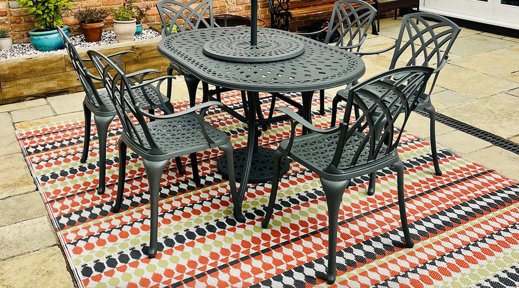 How to add colour and texture to your patio design