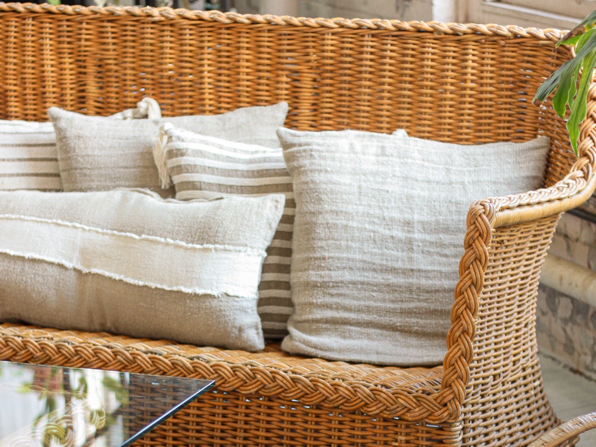 How do you weatherproof rattan furniture?