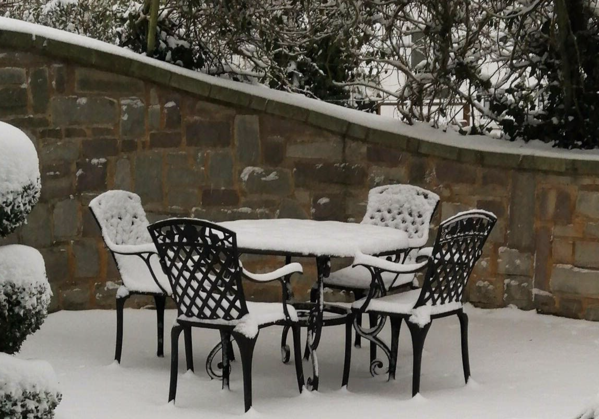 How to protect our garden furniture from bad weather