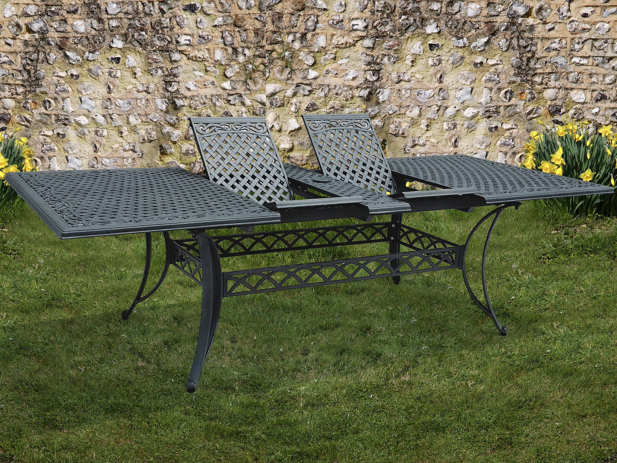 How much space do you need on your patio for extendable garden tables?