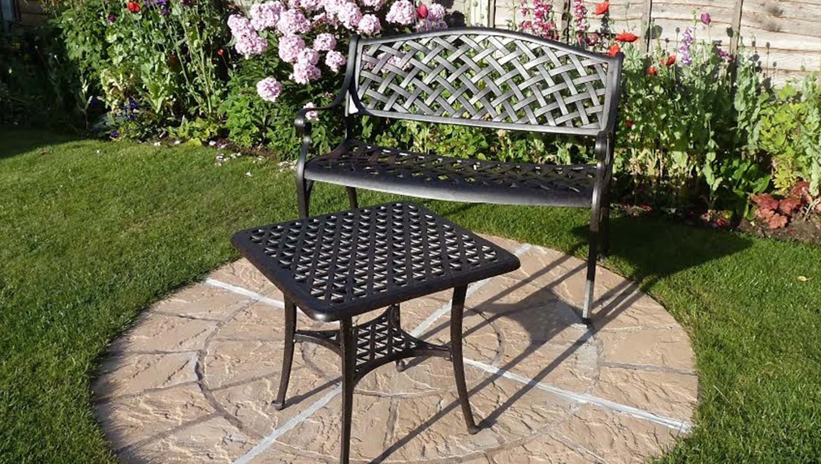 How to restore vintage iron garden furniture