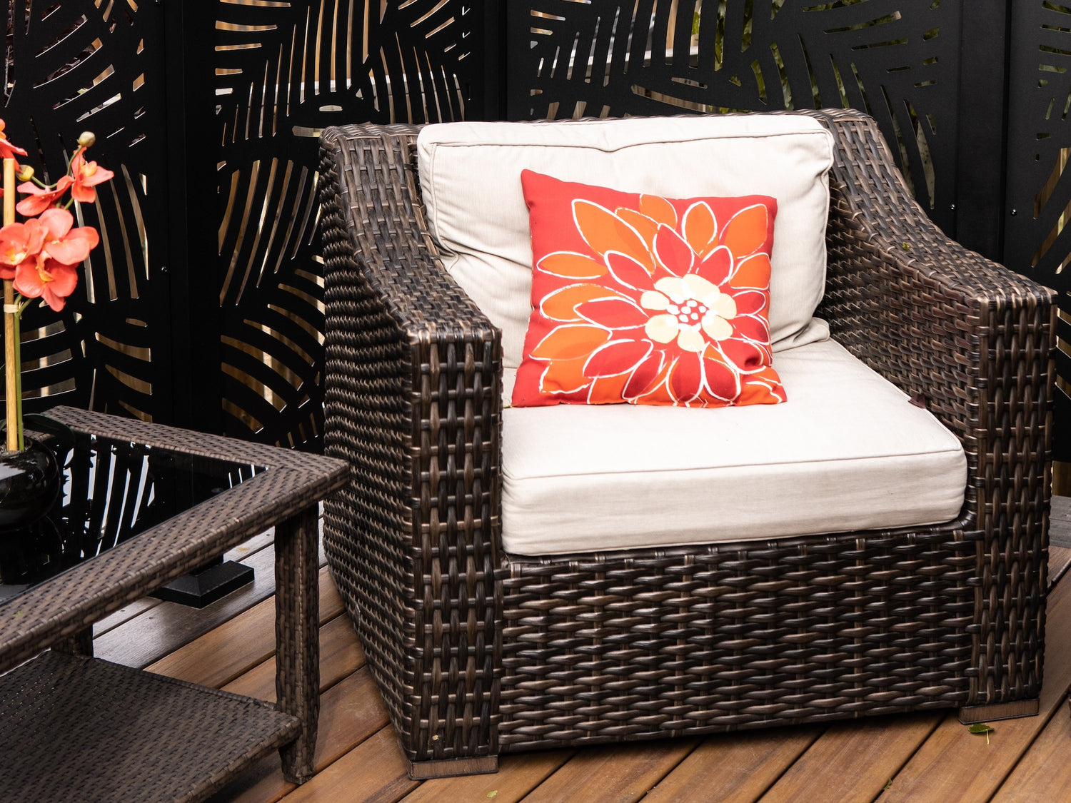 Can rattan be left outside in winter?