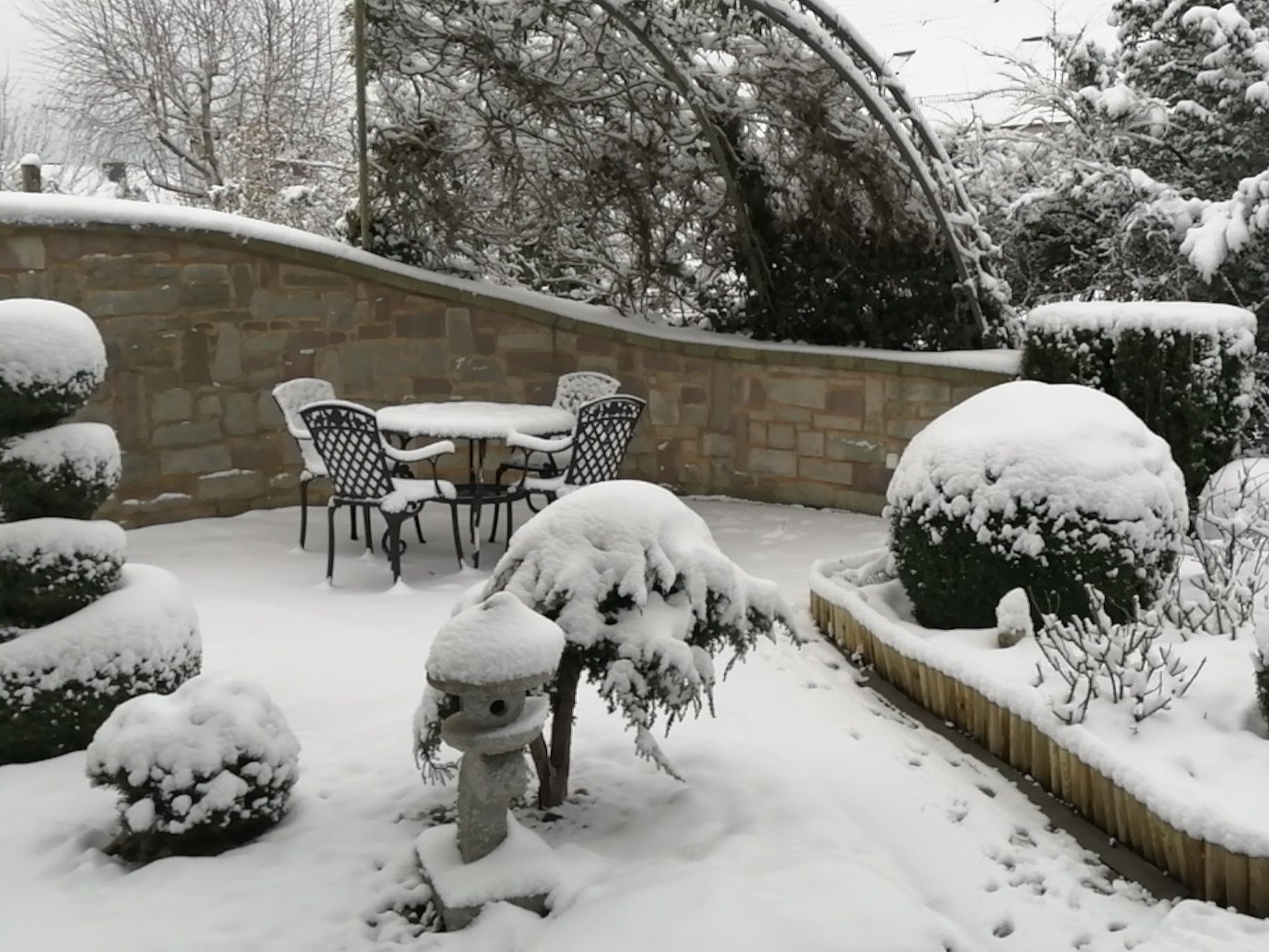 Can you leave patio furniture outside in winter if it is covered?