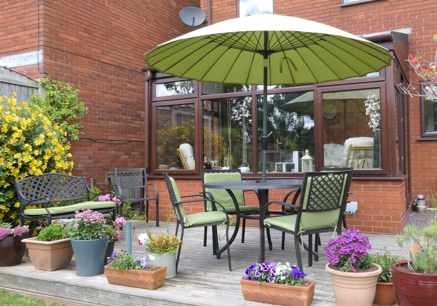 Pair your Lazy Susan chairs with our outdoor furniture cushions