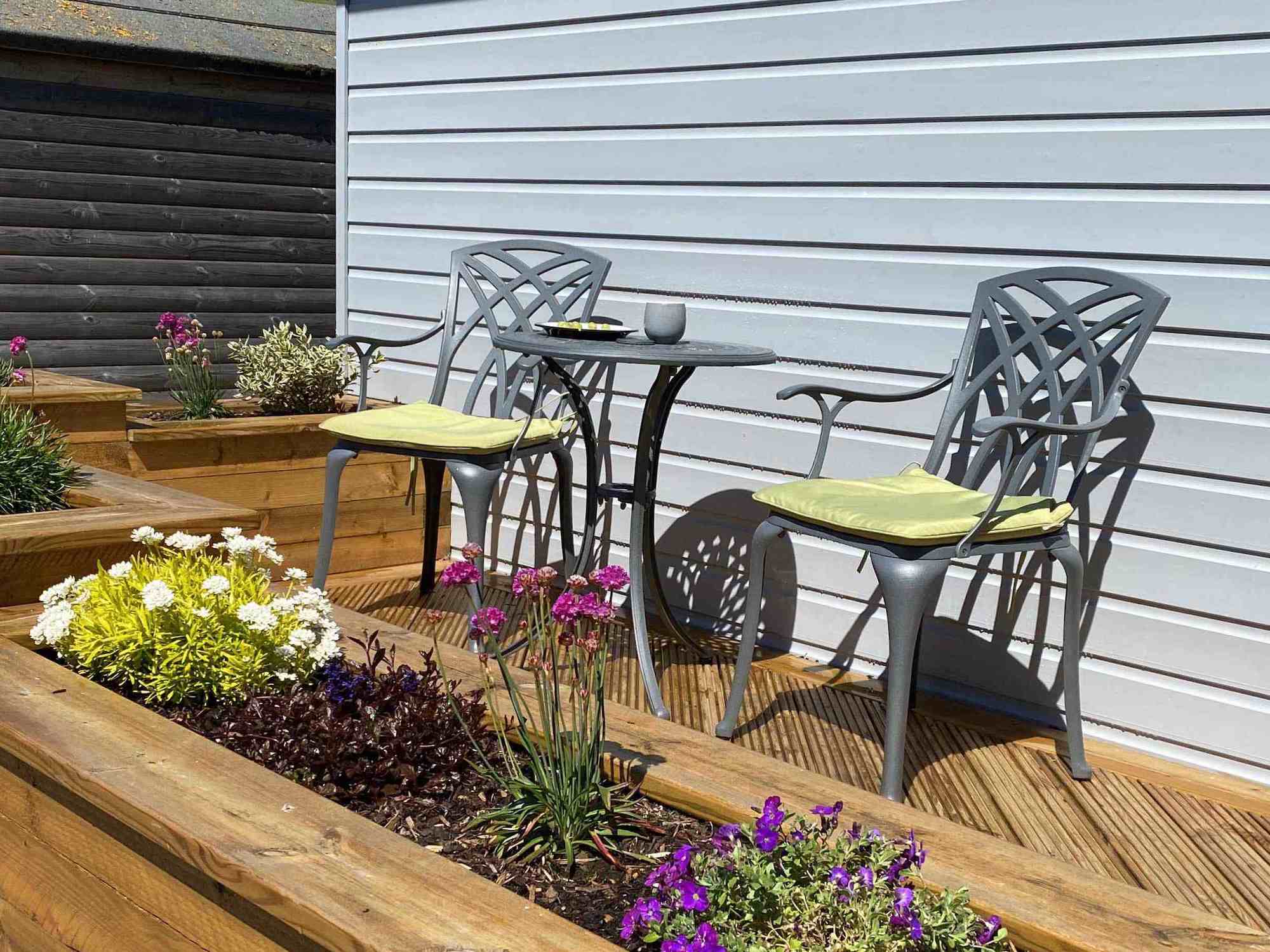 Will our metal garden furniture damage wood and composite decking?