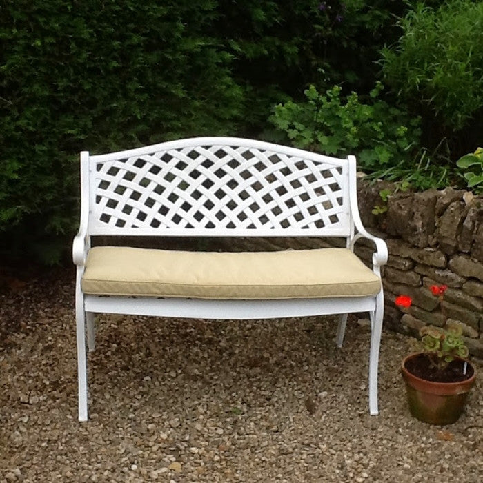 Jasmine Bench - White