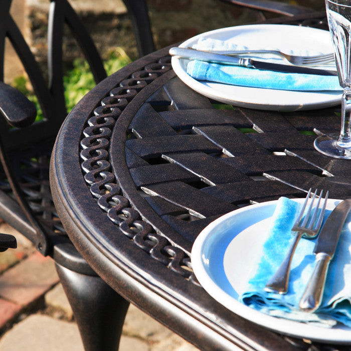 June Table 4 Seater Set - Antique Bronze