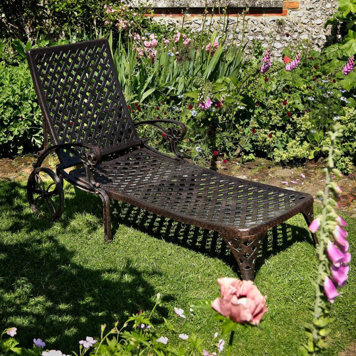 Amber Lounger Set - Antique Bronze