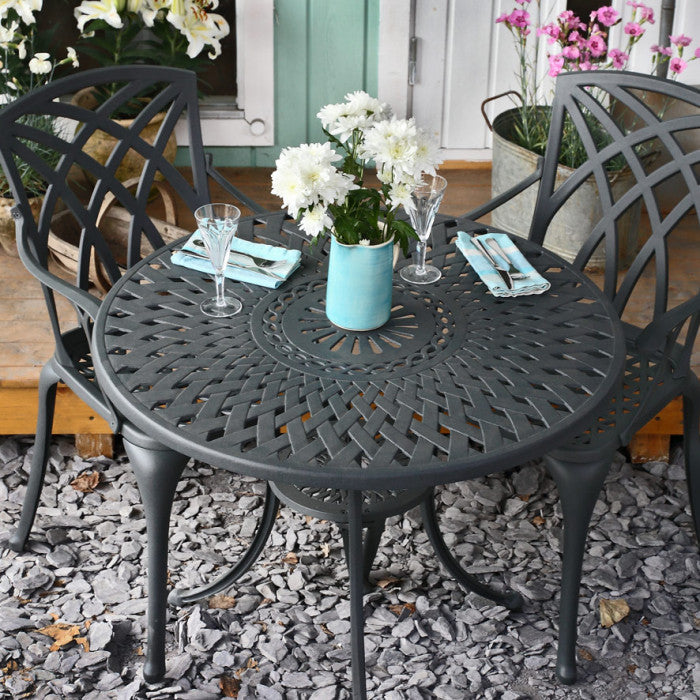 Mia Table 2 Seater Set - Slate