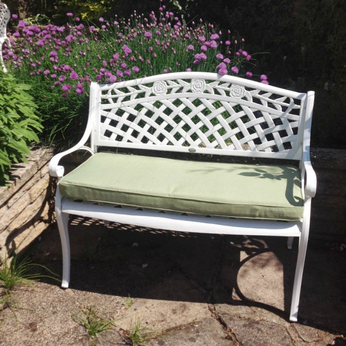 Rose Bench - White