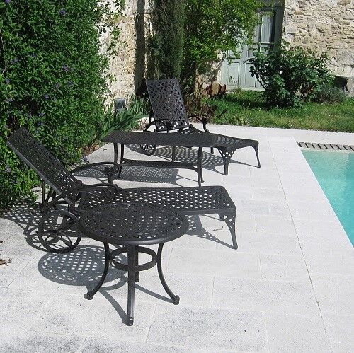 Amber Lounger - Antique Bronze