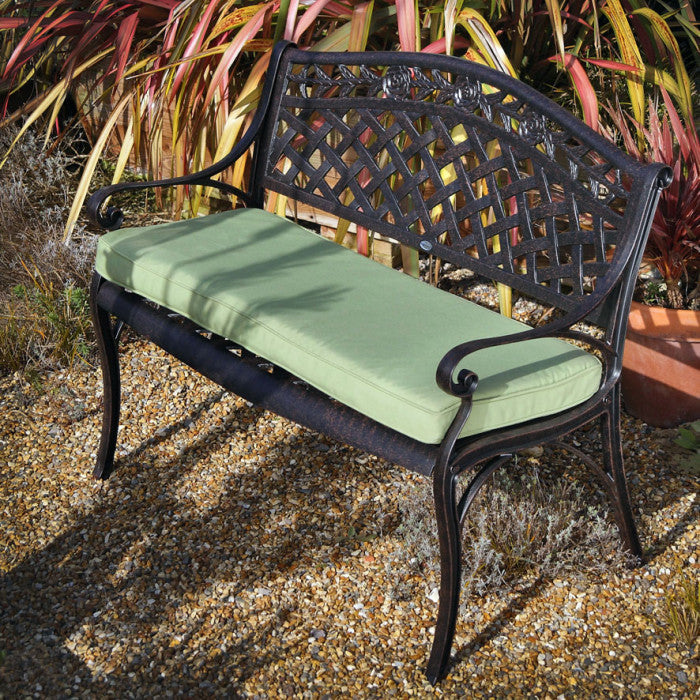 Rose Bench - Antique Bronze