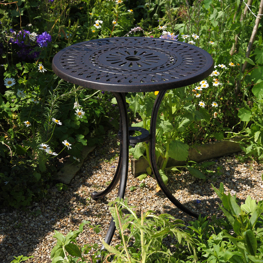 Eve Bistro Table - Antique Bronze