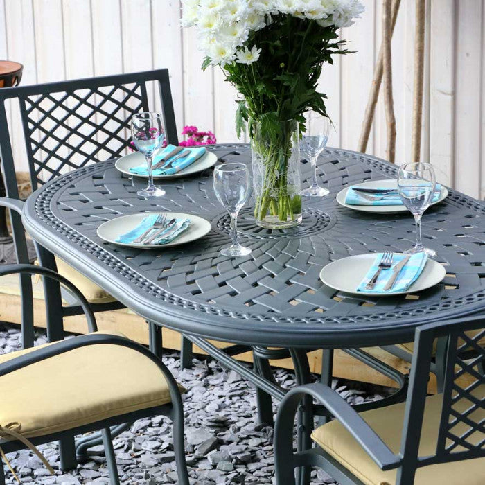 June Table 4 Seater Set - Slate