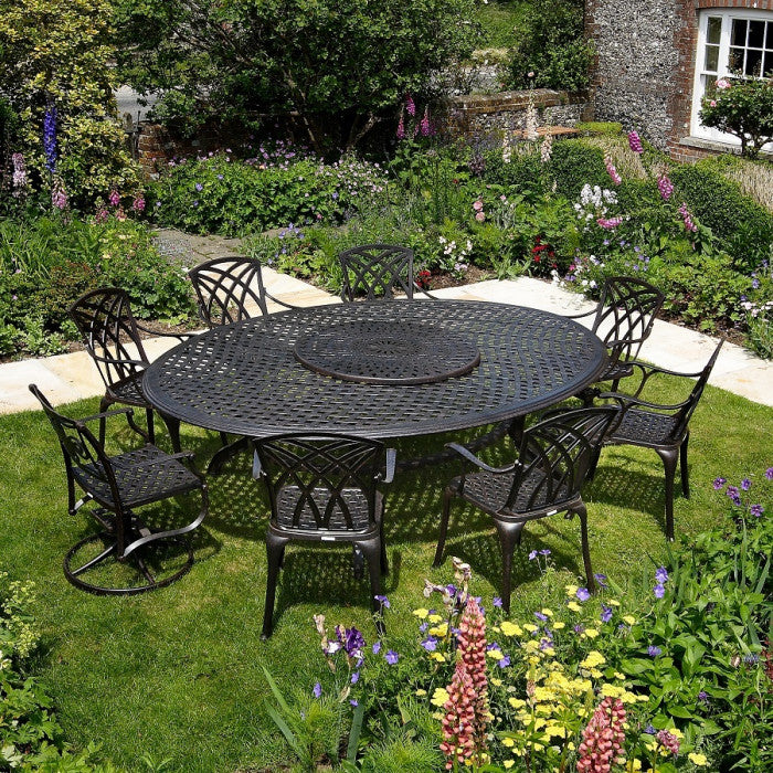 Victoria Table 10 Seater Set - Antique Bronze