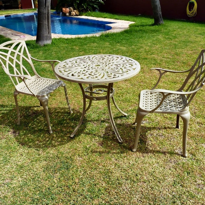 Jill Table 4 Seater Set - Sandstone