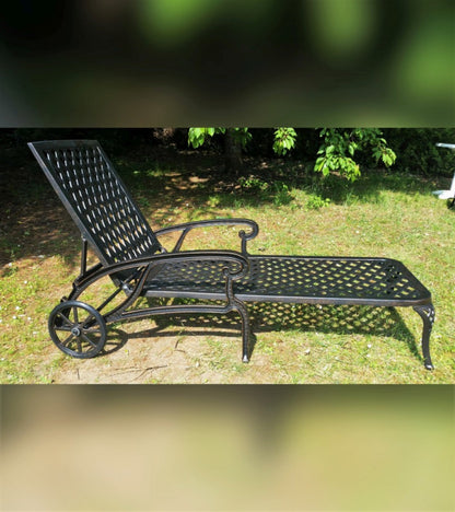 Amber Lounger - Antique Bronze