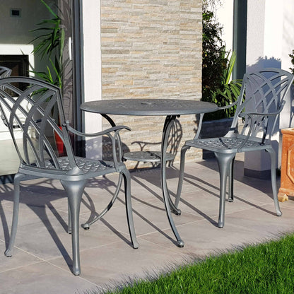 Anna Table 2 Seater Set - Slate