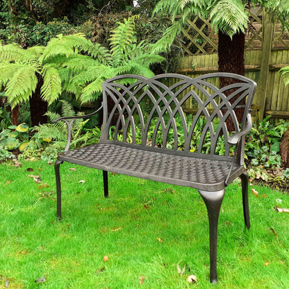 April Bench - Antique Bronze