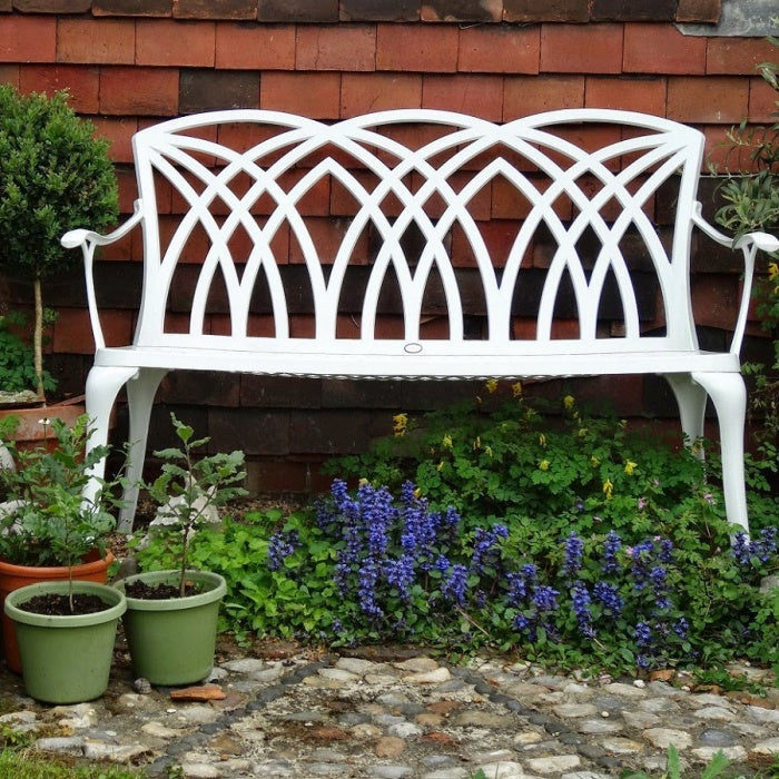 April Bench - White