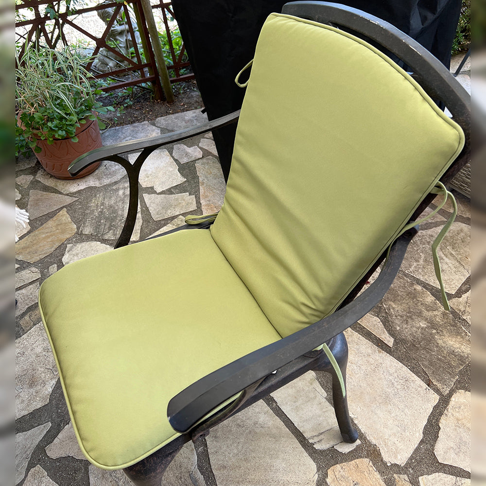 Curve Back Cushion - Green