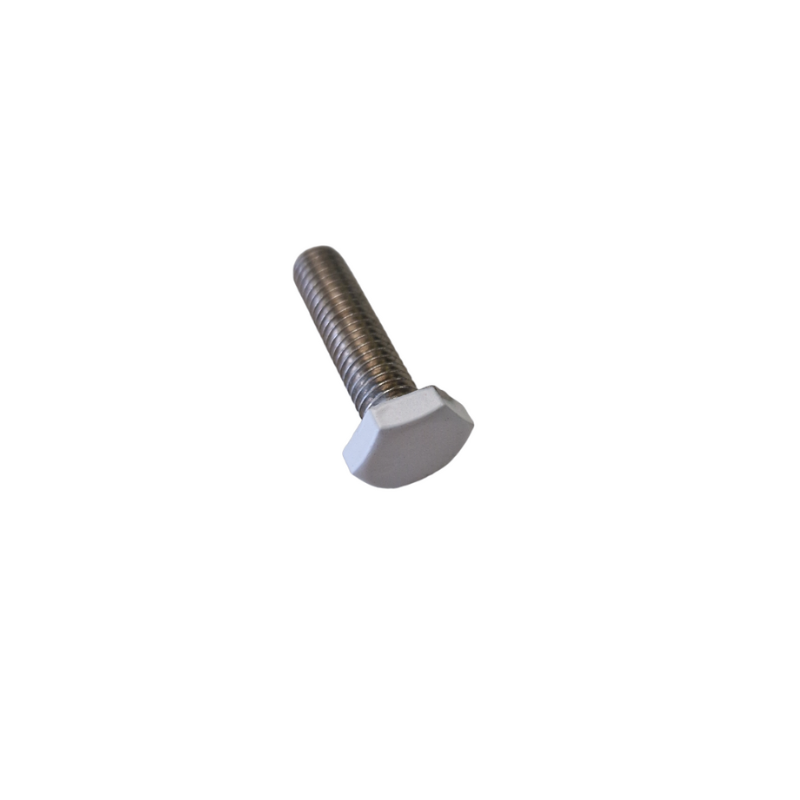 M6 57mm Hex Bolt - White