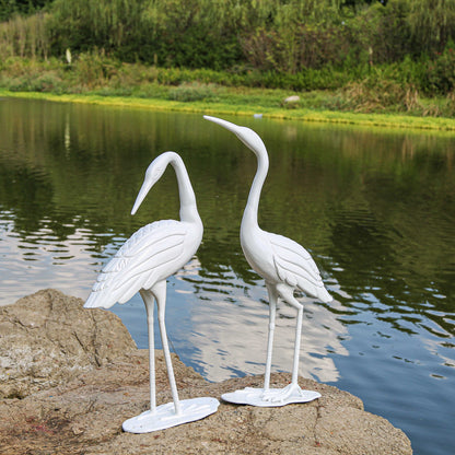 Crane Pair - White