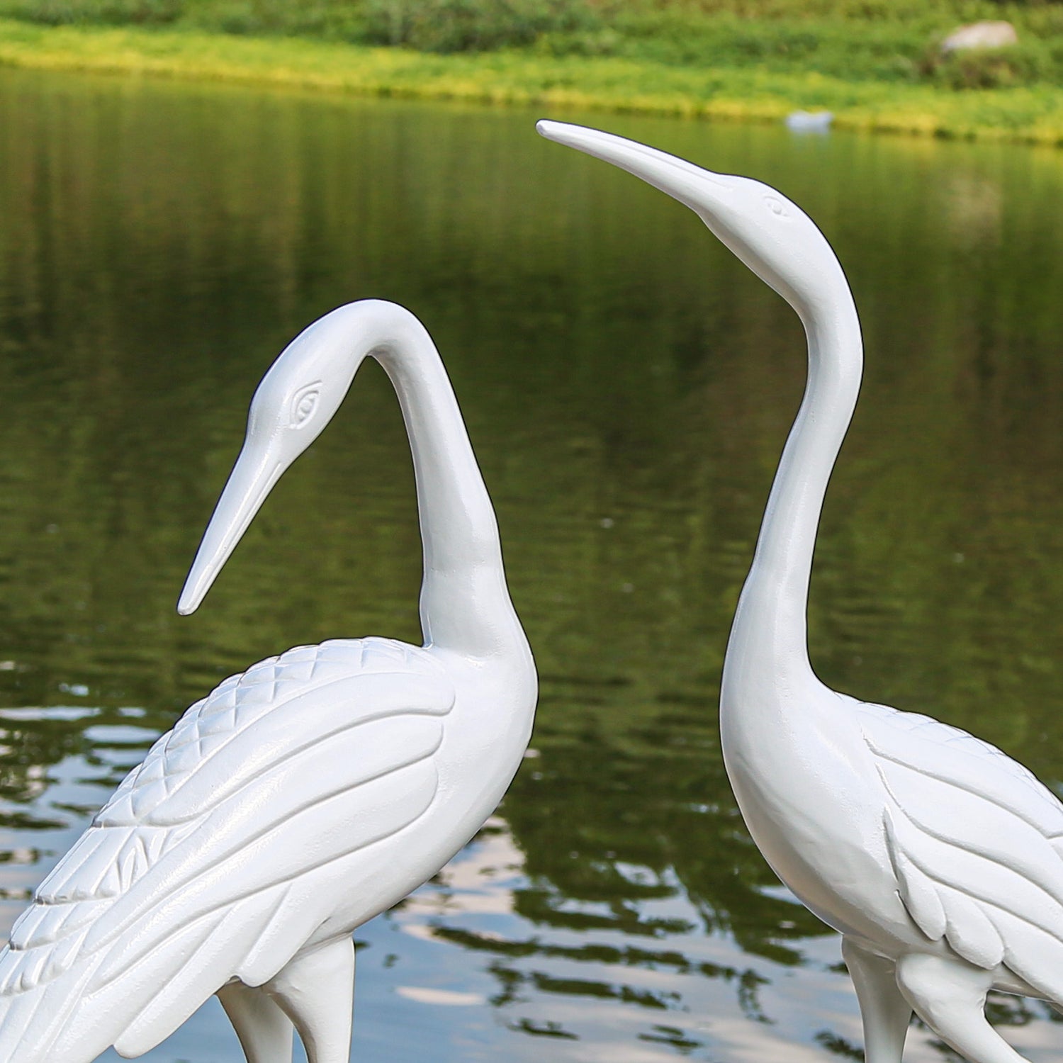 Crane Pair - White