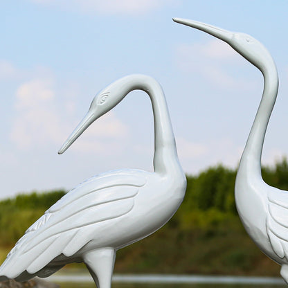 Crane Pair - White