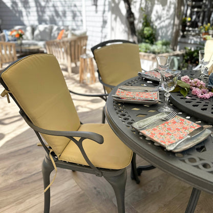 Frances Table 6 Seater Set - Slate