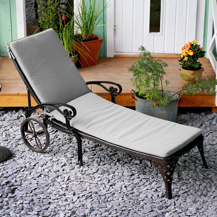 Lattice Lounger Cushion - Grey