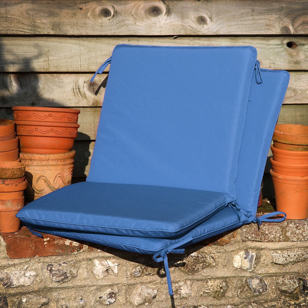 High Back Cushion - Blue