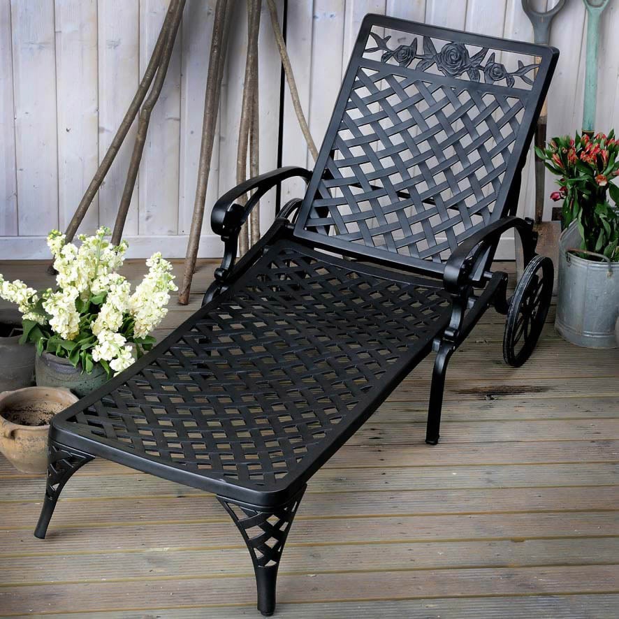 Rose Lounger - Antique Bronze