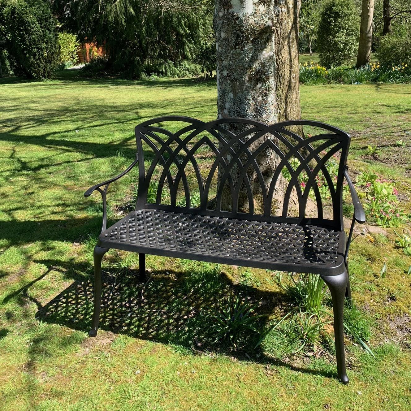 April Bench - Antique Bronze