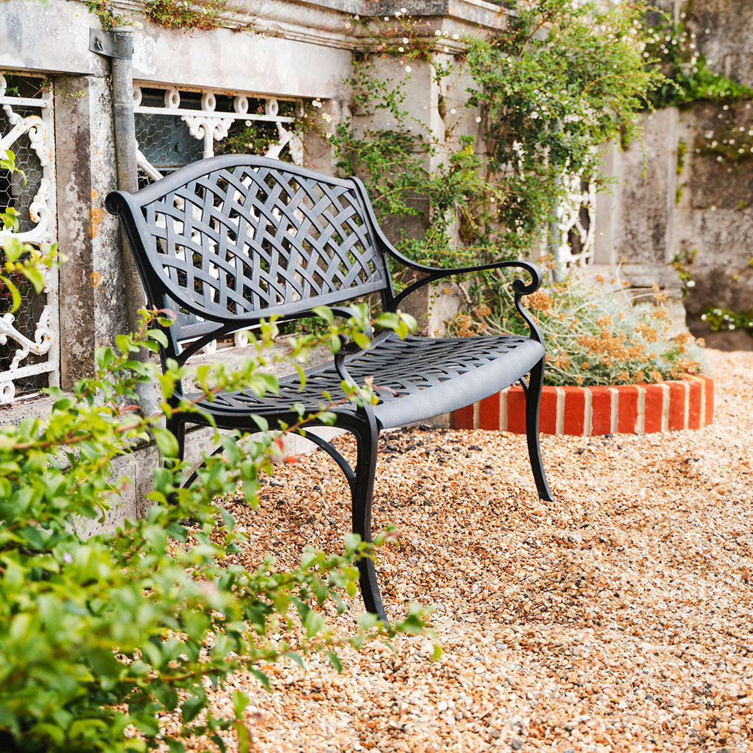 Jasmine Bench Set - Antique Bronze