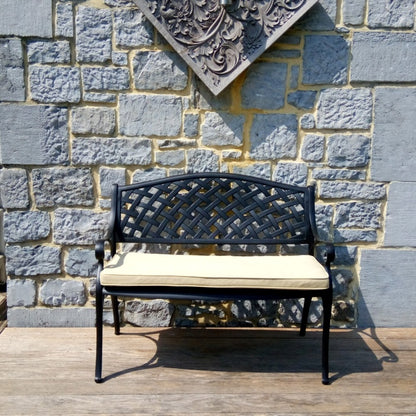 Jasmine Bench - Antique Bronze