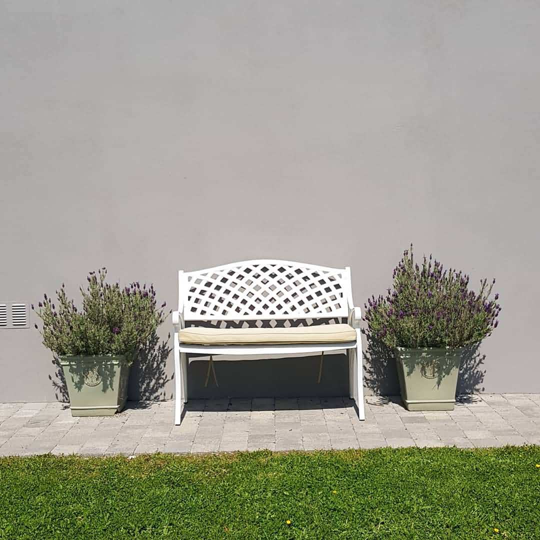 Jasmine Bench Set - White