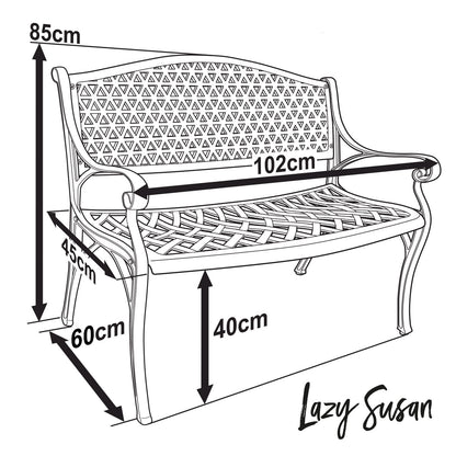 July Bench - White