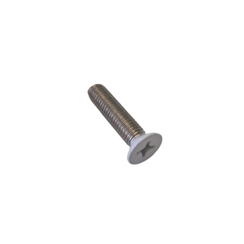 M8 40mm Countersunk Bolt - White