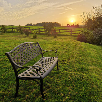 Rose Bench - Antique Bronze