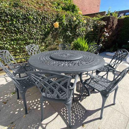 Rosie Table 10 Seater Set - Slate