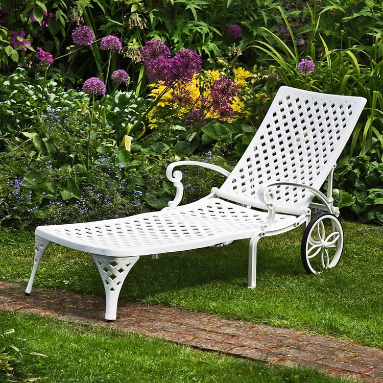 Stella Lounger - White