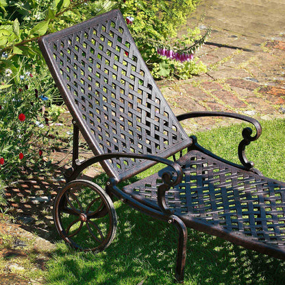 Stella Lounger - Antique Bronze