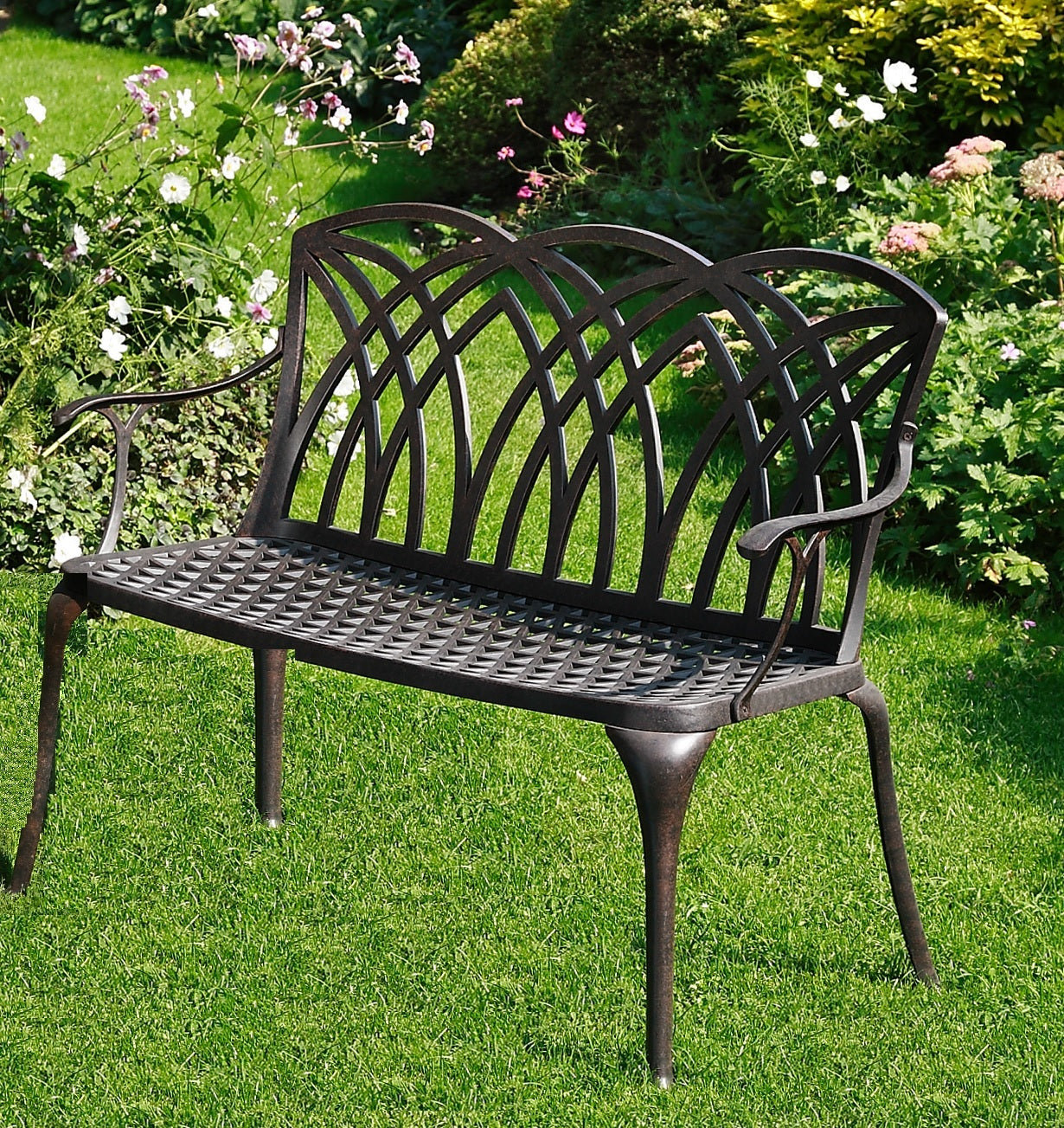 April Bench - Antique Bronze