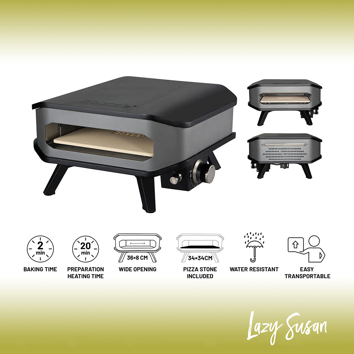 Cozze 13&quot; Pizza Oven Set