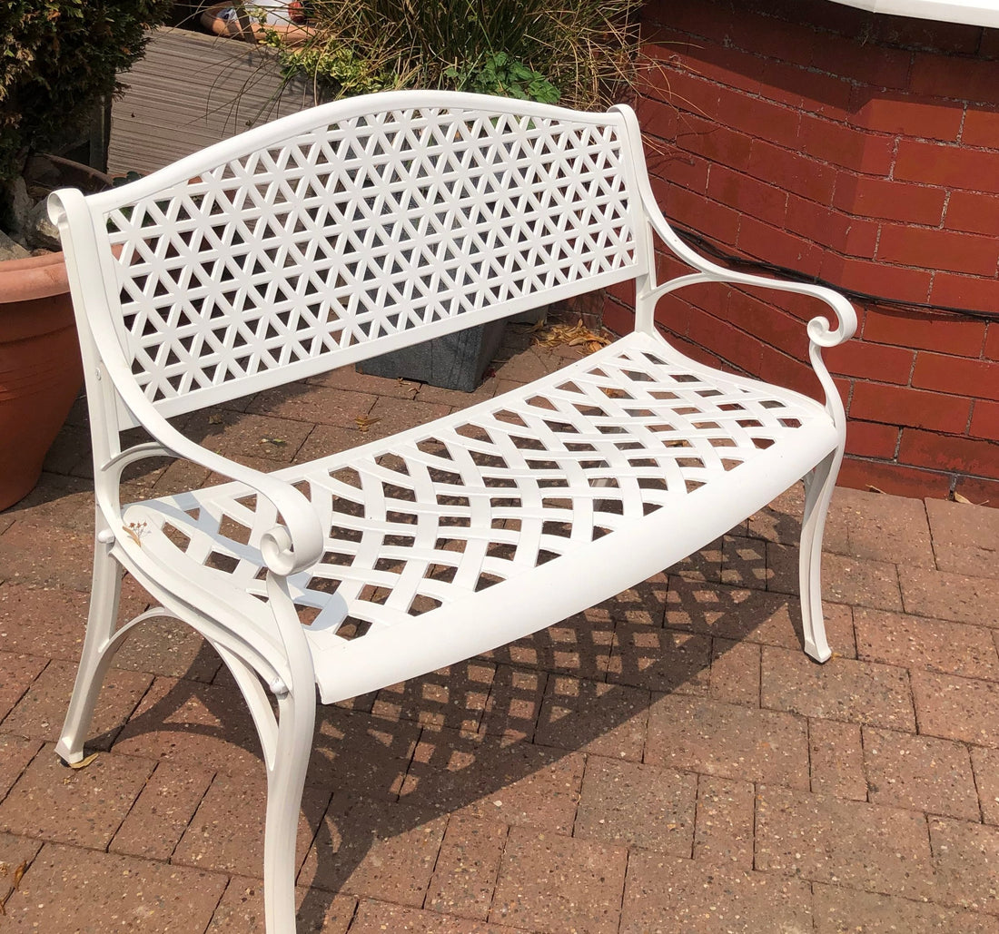 July Bench Set - White