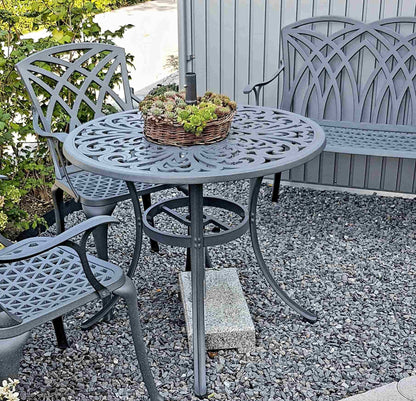 Jill Table 2 Seater Set - Slate