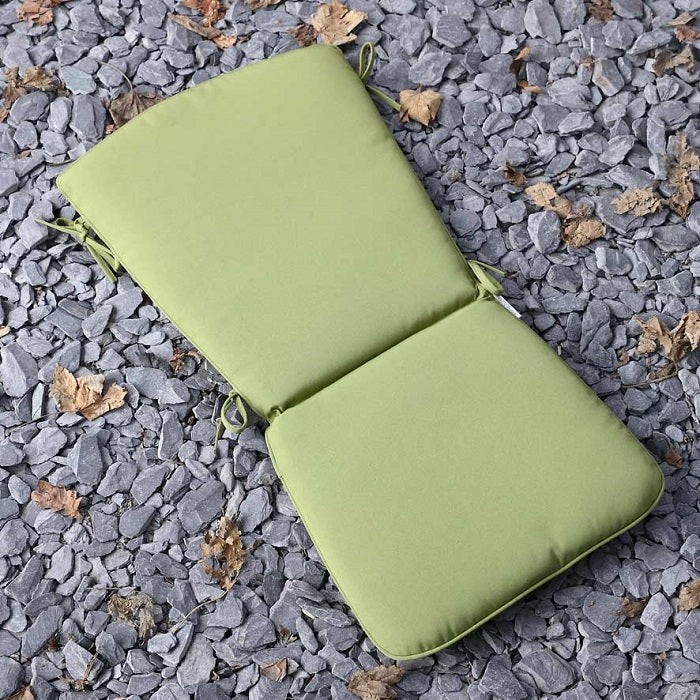 Curve Back Garden Chair Cushion Green Lazy Susan