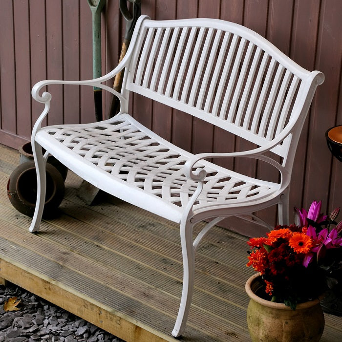 Grace Bench - White